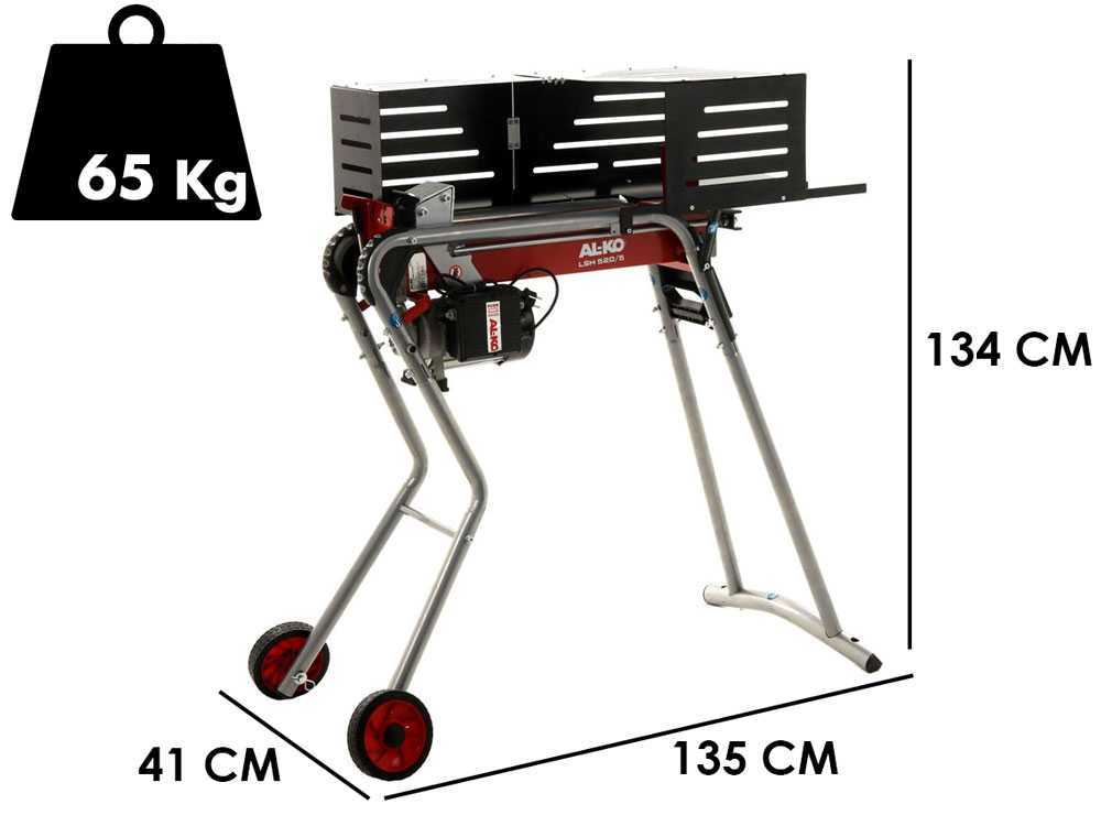 al ko lsh 520/5 fendeuse à bois électrique horizontale 230v AL-KO LSH 520/5 - Fendeuse à bois électrique - Horizontale - 230V