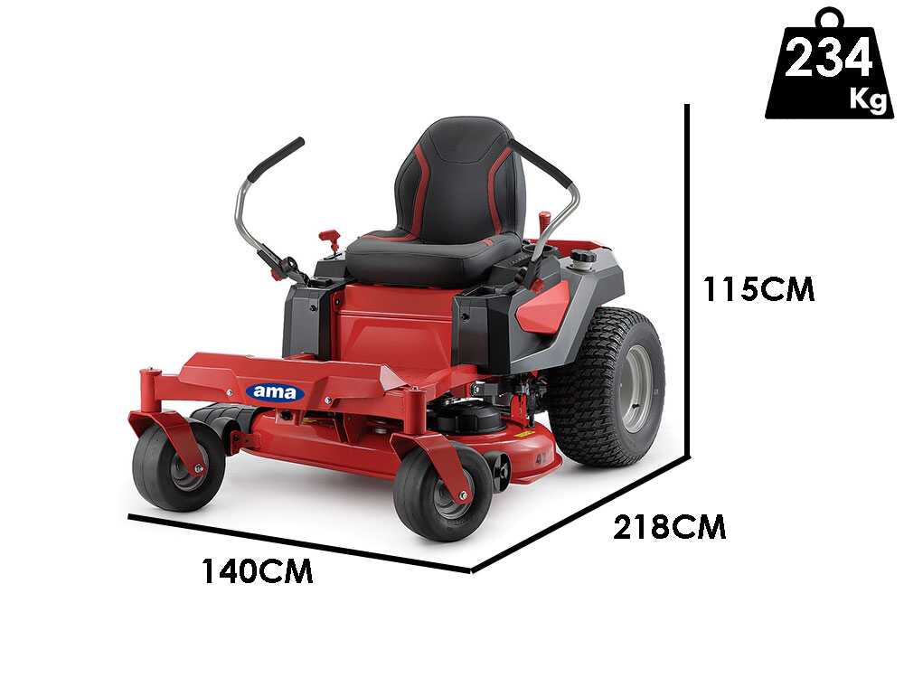 ama z turn ztr107h tracteur autoporté professionnel à rayon de braquage zéro Éjection latérale moteur 546 cm3 Ama Z TURN ZTR107H - Tracteur autoporté professionnel à rayon de braquage zéro - Éjection latérale - Moteur 546 cm3