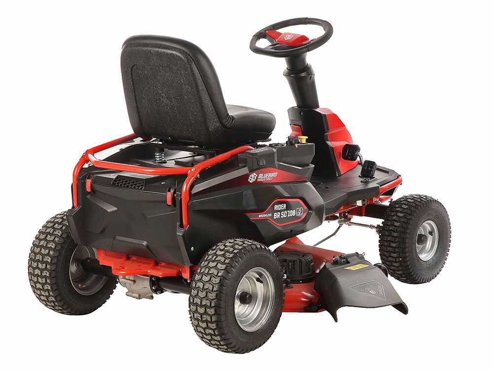 blue bird br sd 108 tracteur tondeuse à batterie 48v/75ah largeur de coupe 108 cm Blue Bird BR SD 108 - Tracteur tondeuse à batterie 48V/75Ah - Largeur de coupe 108 cm