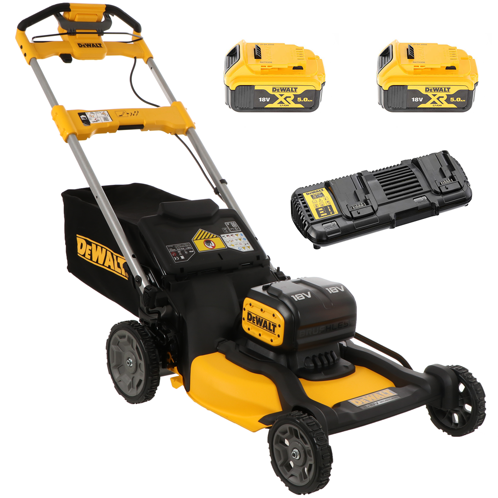 dewalt dcmwsp156n xj tondeuse autotractée à batterie coupe 53 cm 2x 18v 5ah DeWalt DCMWSP156N-XJ - Tondeuse autotractée à batterie - Coupe 53 cm - 2x 18V 5Ah