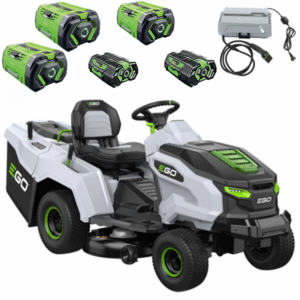 EGO TR 3801 E - B - Tondeuse autoportée à batterie avec bac de ramassage - 56 V - 40 Ah