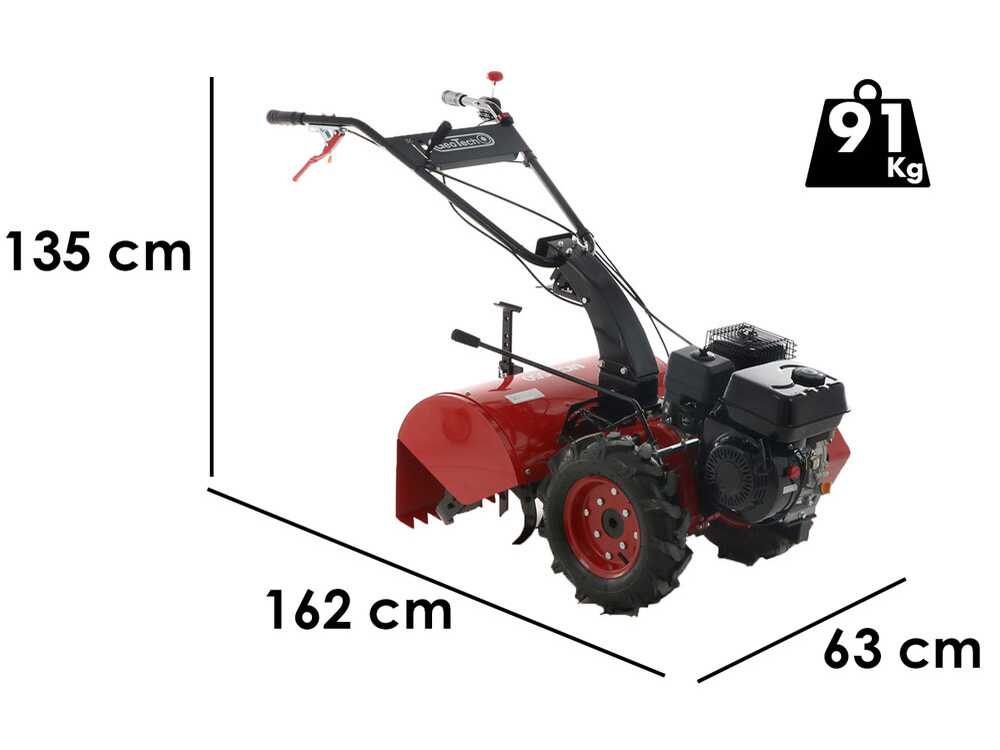 geotech mct 550 motoculteur à essence ducar dh212 fraise réversible 7hp Geotech MCT 550 - Motoculteur à essence - Ducar DH212 - Fraise réversible - 7HP