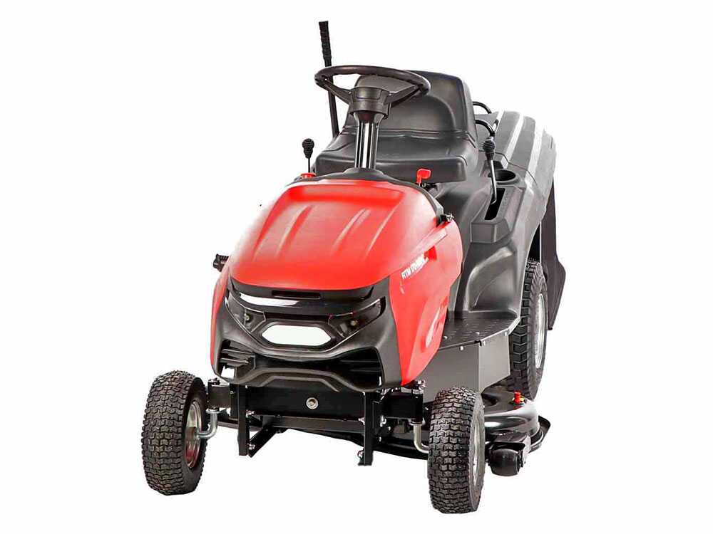 geotech rtm 170 960 c tracteur tondeuse boîte mécanique bac de ramassage GeoTech RTM 170-960 C - Tracteur tondeuse - Boîte mécanique - Bac de ramassage