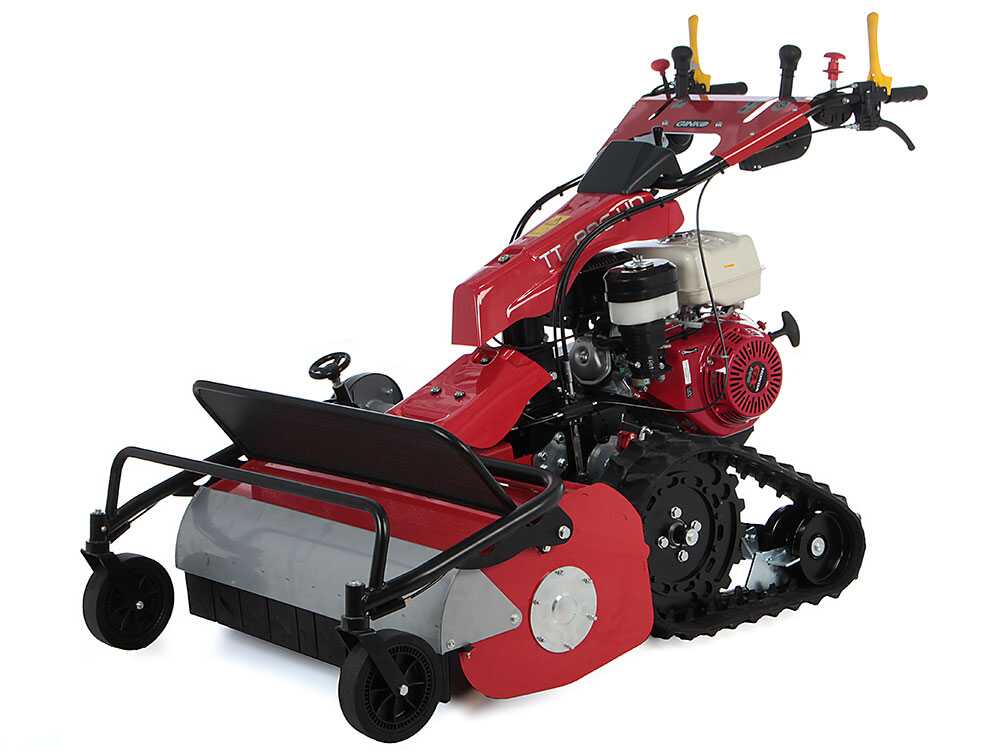 ginko mgm tt 886 hd tondeuse débroussailleuse professionnelle à couteaux sur chenilles honda gx390 Ginko-MGM TT 886 HD - Tondeuse débroussailleuse professionnelle à couteaux - Sur chenilles - Honda GX390