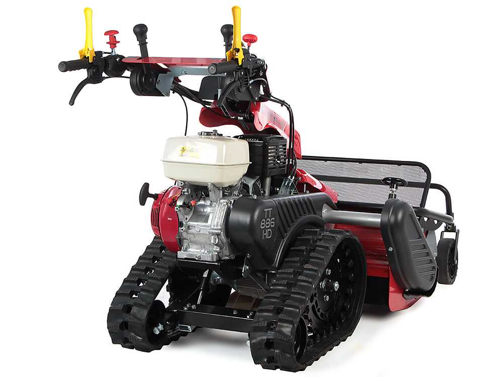ginko mgm tt 886 hd tondeuse débroussailleuse professionnelle à couteaux sur chenilles honda gx390 Ginko-MGM TT 886 HD - Tondeuse débroussailleuse professionnelle à couteaux - Sur chenilles - Honda GX390