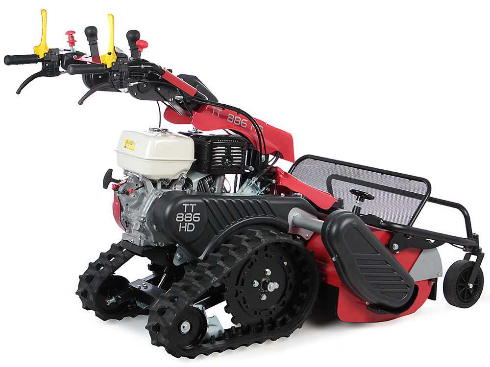 ginko mgm tt 886 hd tondeuse débroussailleuse professionnelle à couteaux sur chenilles honda gx390 Ginko-MGM TT 886 HD - Tondeuse débroussailleuse professionnelle à couteaux - Sur chenilles - Honda GX390