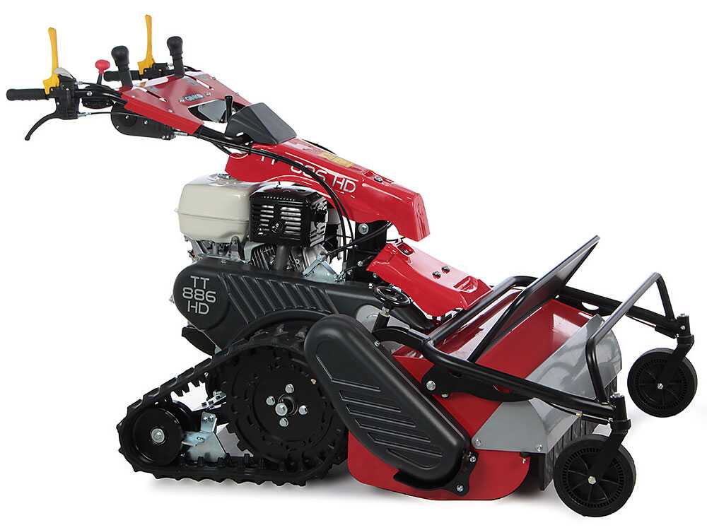 ginko mgm tt 886 hd tondeuse débroussailleuse professionnelle à couteaux sur chenilles honda gx390 Ginko-MGM TT 886 HD - Tondeuse débroussailleuse professionnelle à couteaux - Sur chenilles - Honda GX390