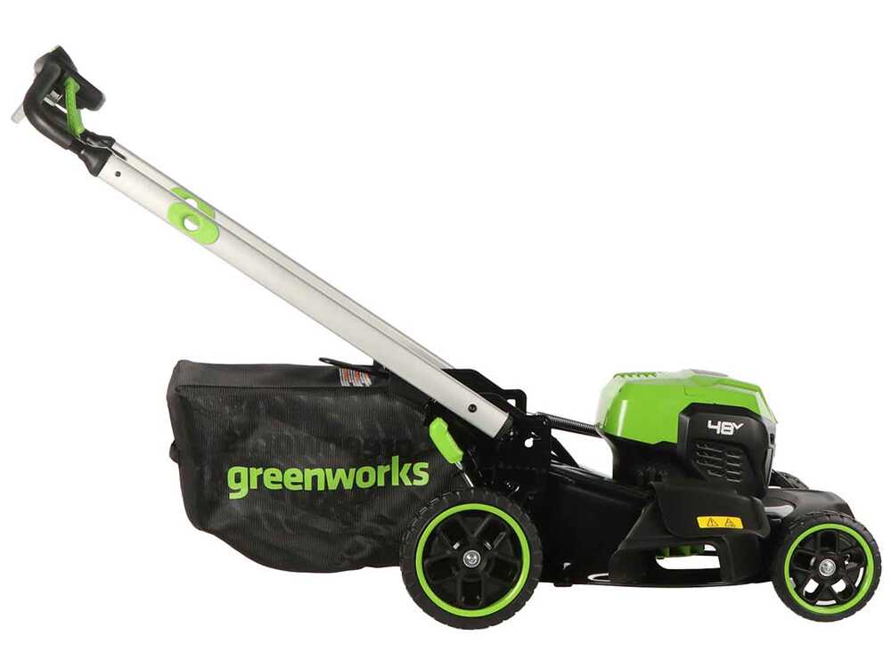 greenworks gd48lm51spiik5 tondeuse à gazon automotrice à batterie 48v/5ah coupe 51 cm Greenworks GD48LM51SPIIK5 - Tondeuse à gazon automotrice à batterie - 48V/5Ah - Coupe 51 cm