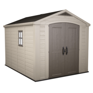Keter Factor beige - Abri de jardin - Avec fenêtre latérale - 256.5x331.5x243 cm