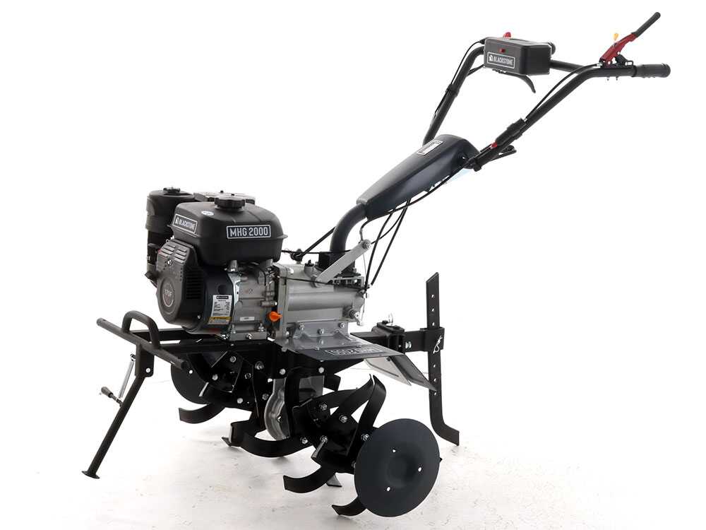 motobineuse blackstone mhg 2000 avec moteur thermique à essence de 212 cm3 Motobineuse BlackStone MHG 2000 avec moteur thermique à essence de 212 cm3