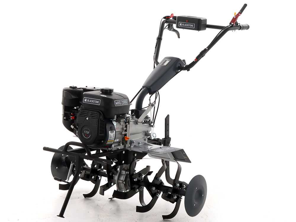motobineuse blackstone mhg 2000 avec moteur thermique à essence de 212 cm3 Motobineuse BlackStone MHG 2000 avec moteur thermique à essence de 212 cm3