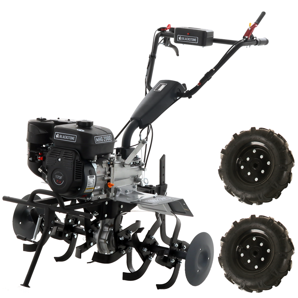 motobineuse blackstone mhg 2000 avec moteur thermique à essence de 212 cm3 Motobineuse BlackStone MHG 2000 avec moteur thermique à essence de 212 cm3