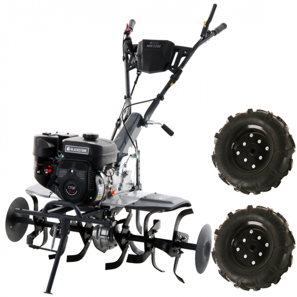 motobineuse blackstone mhg 2200 avec moteur thermique à essence 212 cm3 Motobineuse BlackStone MHG 2200 avec moteur thermique à essence 212 cm3