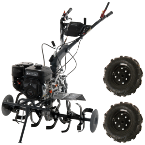 Motobineuse BlackStone MHG 2400 avec moteur thermique à essence de 212cm3