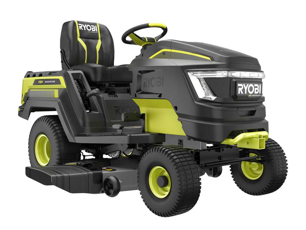ryobi ry72tmx117 310 tracteur tondeuse à batterie 72v / 3x10ah RYOBI RY72TMX117-310 - Tracteur tondeuse à batterie - 72V / 3x10Ah