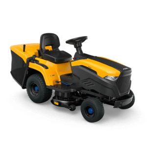 Tracteur tondeuse à batterie Stiga Estate 384e - Bac de ramassage - Puissance 48V/30Ah